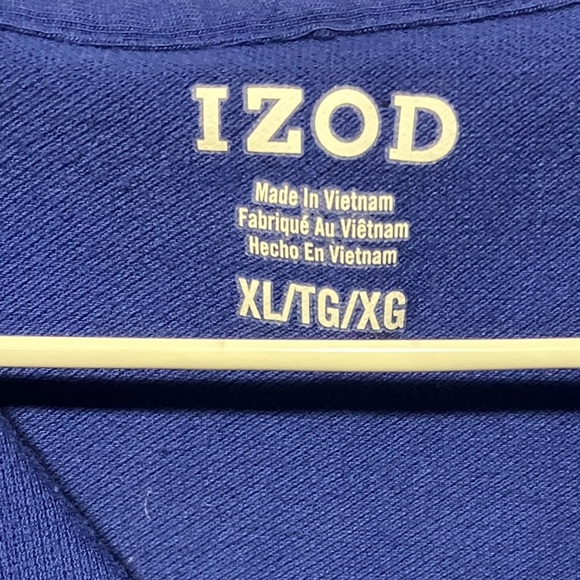 Izod Women's Royal Blue Button Down Shirt - Picture 2 of 6